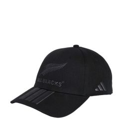 CZAPKA Z DASZKIEM ALL BLACKS 3-STRIPES. Czarne czapki z daszkiem adidas, bez wzorów, z bawełny, sportowe. Za 129.00 zł.
