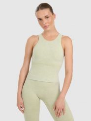4F Top do jogi i pilatesu slim szybkoschnący damski - zielony M/L. Zielone topy sportowe 4f, l, bez wzorów, z elastanu, na jogę i pilates. Za 119.99 zł.