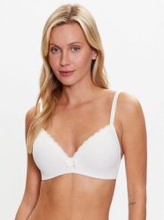 Hunkemöller Biustonosz bezfiszbinowy Lola 192192 Biały. Białe biustonosze Hunkemöller, bez wzorów, z syntetyku. Za 89.99 zł.