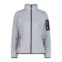 Bluza damska turystyczna CMP 3H14746. Szare bluzy CMP, l, bez wzorów, sportowe, bez ramiączek, bez kaptura. Za 266.00 zł.