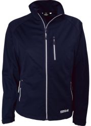 Damska wodoodporna kurtka softshell Pro-X Elements Maike. Niebieskie kurtki przejściowe sportowe PRO-X ELEMENTS, bez wzorów, z poliesteru, bez kaptura, rowerowe. Za 294.00 zł.
