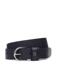 Tommy Hilfiger Pasek Essential Effortless 3.0 Sv AW0AW18688 Granatowy. Niebieskie paski Tommy Hilfiger, bez wzorów, ze skóry. Za 229.99 zł.