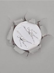 Kolczyki - srebrny. Szare kolczyki Sinsay, srebrne. W wyprzedaży za 5.99 zł.