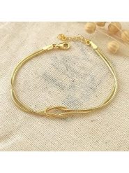 Miu Silver Pozłacana bransoletka rozmiar: onesize. Szare bransoletki Miu Silver, pozłacane. Za 69.99 zł.