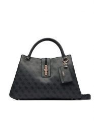 Guess Torebka Yvonne Logo HWSG23 78220 Szary ciemny. Szare torebki klasyczne Guess, z aplikacjami, ze skóry, bez dodatków. Za 674.99 zł.