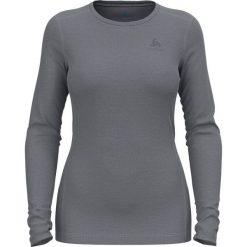 Bluza termoaktywna damska Odlo Merino 260 BL Top Crew Neck LS. Szare bielizna termoaktywna damska ODLO, s, bez wzorów, sportowe, bez ramiączek, bez kaptura. Za 365.99 zł.