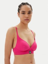 HUGO Biustonosz bezfiszbinowy Triangle Padded Rib 50539983 Różowy. Czerwone biustonosze Hugo, bez wzorów, z syntetyku. Za 189.99 zł.