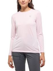 Haglöfs Koszulka funkcyjna w kolorze jasnoróżowym rozmiar: XS. Różowe t-shirty sportowe Haglöfs, xs, bez wzorów, bez ramiączek, outdoorowe. Za 148.61 zł.