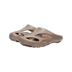 Klapki damskie KEEN SHANTI. Brązowe klapki Keen, bez wzorów, bez obcasa, bez zapięcia. Za 199.99 zł.