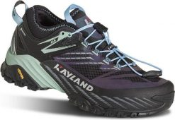 Buty trekkingowe Kayland Duke Gore-Tex czarne/niebieskie. Czarne buty trekkingowe Kayland, z gore-texu, bez zapięcia. Za 939.50 zł.