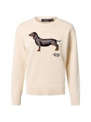 Lauren Ralph Lauren Sweter damski z dzianiny Kobiety Bawełna beżowy jednolity, S. Brązowe swetry Lauren Ralph Lauren, s, bez wzorów, z bawełny, bez ramiączek. Za 1,199.95 zł.