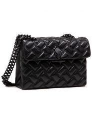 Kurt Geiger Torebka Kensington 7387500109 Czarny. Czarne kopertówki Kurt Geiger, bez wzorów, ze skóry, wizytowe, bez dodatków. Za 969.99 zł.