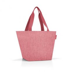 Torba shopper m twist berry. Czerwone shopper bag Reisenthel, bez wzorów, z materiału, biznesowe, na ramię, duże, bez dodatków. W wyprzedaży za 62.90 zł.