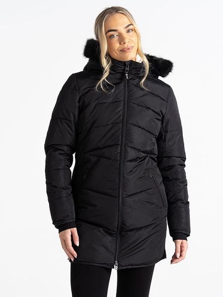 Dare 2b Płaszcz pikowany "Striking III" w kolorze czarnym rozmiar: 40. Czarne płaszcze Dare 2b, bez wzorów, bez kaptura. Za 202.50 zł.