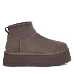 Śniegowce Ugg. Szare śniegowce UGG, bez wzorów, bez zapięcia. Za 869.99 zł.