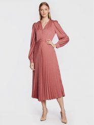 TWINSET Sukienka codzienna 222TT2420 Różowy Regular Fit. Czerwone sukienki Twinset, na co dzień, bez wzorów, z syntetyku, bez kołnierzyka, bez ramiączek, proste. Za 809.99 zł.