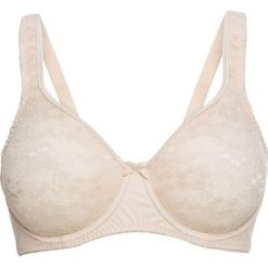 Biustonosz minimizer z wyściełanymi ramiączkami. Brązowe biustonosze bonprix, bez wzorów, z koronki. Za 69.99 zł.