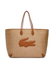 Lacoste Torebka NF5247PB Niebieski. Niebieskie shopper bag Lacoste, bez wzorów, z syntetyku, bez dodatków. Za 687.99 zł.