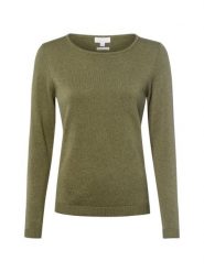 Brookshire Sweter z dzianiny DAmen Kobiety drobna dzianina zielony marmurkowy, XXXL. Zielone swetry brookshire, na jesień, bez wzorów, z bawełny, bez ramiączek. Za 199.95 zł.
