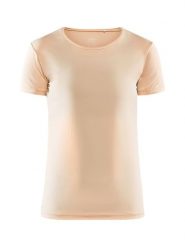 Craft Koszulka sportowa "Core Dry" w kolorze beżowym rozmiar: S. Brązowe t-shirty sportowe Craft, s, bez wzorów, z materiału, bez ramiączek, outdoorowe. Za 43.99 zł.