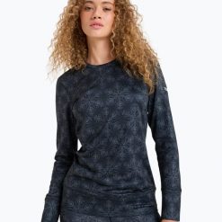 Bluza termoaktywna damska ROXY Daybreak Brushed. Czarne bluzy bez kaptura Roxy, l, bez wzorów, z elastanu, bez kaptura, na fitness i siłownię. Za 219.99 zł.