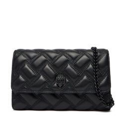 Torebka Kurt Geiger. Czarne kopertówki Kurt Geiger, bez wzorów, wizytowe, bez dodatków. Za 659.99 zł.