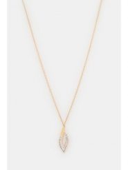 ATELIER DU DIAMANT Złoty naszyjnik "Antonella" z diamentami - dł. 42 cm rozmiar: onesize. Żółte naszyjniki ATELIER DU DIAMANT, z materiału, z diamentem, złote. Za 1,122.99 zł.