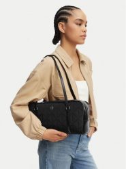 Calvin Klein Torebka Quilted Nylon 2X Strap Camerabag LV04F3651G Czarny. Czarne torebki klasyczne Calvin Klein, bez wzorów, z materiału, bez dodatków. Za 529.99 zł.