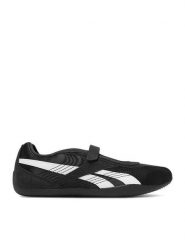 Reebok Baleriny C-ULTRA LO MARY JANE 100261002 Czarny. Czarne baleriny Reebok, bez wzorów, z materiału, bez obcasa, bez zapięcia. Za 299.99 zł.