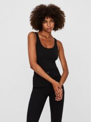 Vero Moda Top Maxi My Soft 10185110 Czarny Regular Fit. Czarne topy Vero Moda, xs, bez wzorów, z bawełny, bez kołnierzyka, bez ramiączek. Za 49.99 zł.
