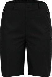 Spodenki turystyczne Odlo Ascent Light czarne. Czarne szorty sportowe ODLO, bez wzorów, z elastanu, trekkingowe. Za 346.90 zł.