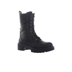 Trapery damskie LUMBERJACK RAMONE. Czarne traperki Lumberjack, bez wzorów, bez obcasa, bez zapięcia. Za 219.99 zł.