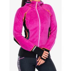 Bluza z kapturem damska Crazy Pull Inspire. Czerwone bluzy Crazy, l, bez wzorów, sportowe, bez ramiączek, z kapturem. Za 944.99 zł.