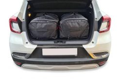 Torby Do Bagażnika Renault Captur Phev 2020-2023 2Szt Kjust. Czarne torby podróżne KJUST, bez wzorów, z kauczuku. Za 736.00 zł.