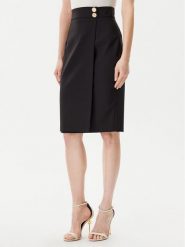 ARTIGLI Spódnica ołówkowa ACGO000902 Czarny Slim Fit. Czarne spódnice Artigli, bez wzorów, z syntetyku, ołówkowe. Za 249.99 zł.