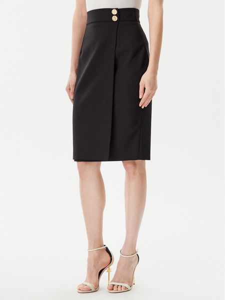 Artigli Spódnica ołówkowa ACGO000902 Czarny Slim Fit. Czarne spódnice Artigli, bez wzorów, z syntetyku, ołówkowe. Za 279.99 zł.