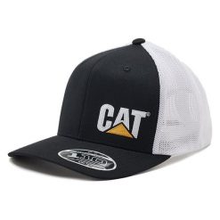 Czapka z daszkiem CAT Footwear. Czarne czapki z daszkiem CAT Footwear, bez wzorów. Za 119.99 zł.