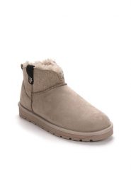 Blackfield Botki zimowe "Efza" w kolorze beżowym rozmiar: 40. Brązowe botki Blackfield, z aplikacjami, z materiału, z okrągłym noskiem, bez obcasa, bez zapięcia. Za 144.24 zł.