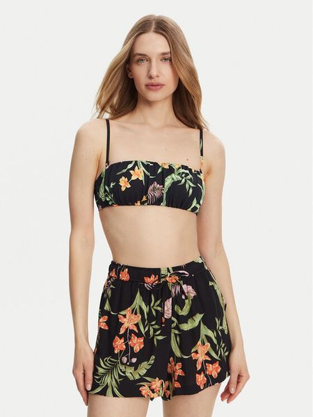 Roxy Bikini ERJX203572 Czarny. Czarne bikini Roxy, bez wzorów, z syntetyku, sportowe. Za 199.99 zł.