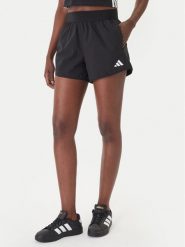 Adidas Szorty sportowe Pacer Workout Flex KC9554 Czarny Regular Fit. Czarne szorty sportowe adidas, bez wzorów, z syntetyku, na fitness i siłownię. Za 149.99 zł.