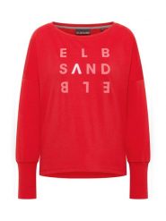 ELBSAND Bluza "Ingiara" w kolorze czerwonym rozmiar: M. Czerwone bluzy ELBSAND, m, bez wzorów, bez ramiączek, bez kaptura. Za 98.42 zł.