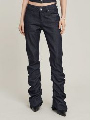 G-Star Dżinsy "G-Staq 3D" - Bootcut fit - w kolorze granatowym rozmiar: W30/L30. Niebieskie jeansy G-Star, l, z aplikacjami, klasyczne. Za 279.95 zł.