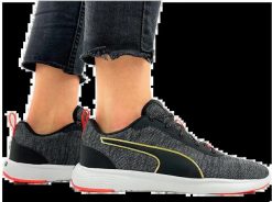 Buty damskie PUMA Softride Vital. Czarne buty do biegania Puma, bez wzorów, z dzianiny, bez zapięcia, do biegania. Za 238.22 zł.
