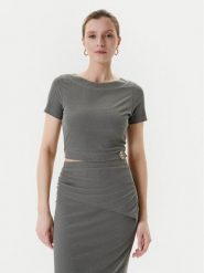 Guess T-Shirt W5YP14 KAQL2 Zielony Regular Fit. Zielone t-shirty Guess, s, z aplikacjami, z syntetyku, bez kołnierzyka, bez ramiączek. Za 149.99 zł.