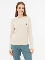 Viking Koszulka funkcyjna "Escalante" w kolorze beżowym rozmiar: M. Brązowe t-shirty sportowe Viking, m, bez wzorów, z materiału, bez ramiączek, outdoorowe. Za 119.95 zł.
