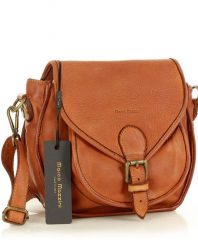 Torebka damska camel MARCO MAZZINI v138b. Brązowe shopper bag bez wzorów, z bawełny, biznesowe, bez dodatków. Za 479.00 zł.