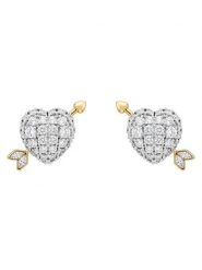 Swarovski Kolczyki Idyllia 5737298 Srebrny. Szare kolczyki Swarovski, metalowe. Za 543.99 zł.