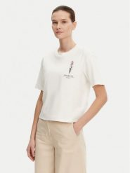 Weekend Max Mara T-Shirt Lecco 2515941052 Biały Boxy Fit. Białe t-shirty Weekend Max Mara, xs, bez wzorów, z bawełny, bez kołnierzyka, bez ramiączek. Za 699.99 zł.