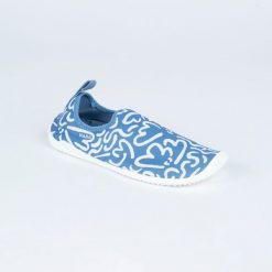 Buty wodne do gimnastyki w wodzie Nabaiji Gymshoe. Czerwone buty treningowe NABAIJI, bez wzorów, z poliesteru, bez zapięcia, na fitness i siłownię. Za 59.99 zł.