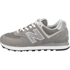 Sneakersy damskie New Balance 574 buty sportowe czarne (WL574EVG). Brązowe buty sportowe lifestyle New Balance, bez wzorów, z materiału, bez zapięcia, trekkingowe, New Balance 574. Za 632.00 zł.